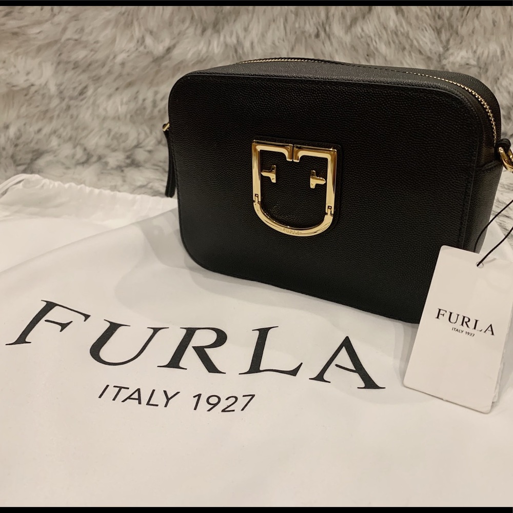 FURLA BRAVA Mini Crossbody Onyx